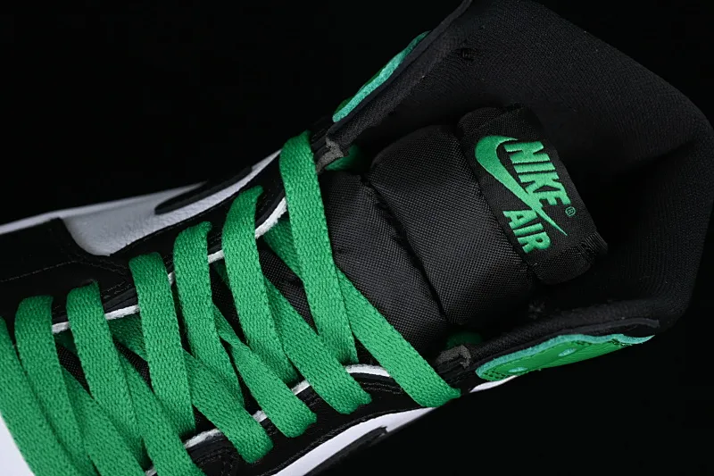 All categories Air Jordan Jordan series basketball shoes Air Jordan 1 High Pure original Air Jordan 1 High OG "Lucky Green" AJ1 Joe 1 Celtics black green toe DZ5485-031